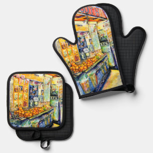 Eat Oven Mitt & Pot Holder Set