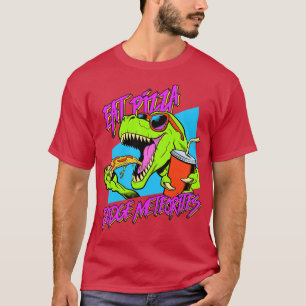 Eat Pizza Dodge Meteorites T-Shirt