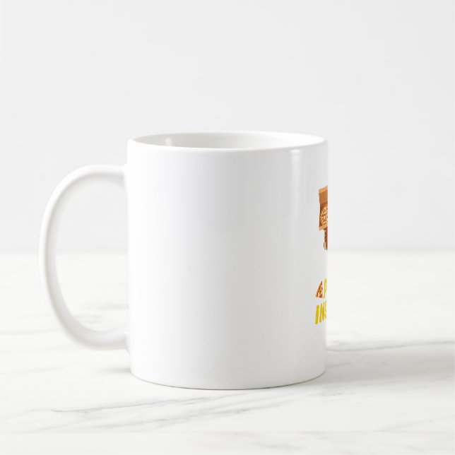 Eat pizza instead of turkey on Thanksgiving  Coffee Mug (Left)