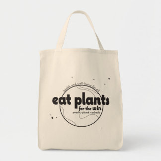 Eat Plants for the Win - Grocery Tote