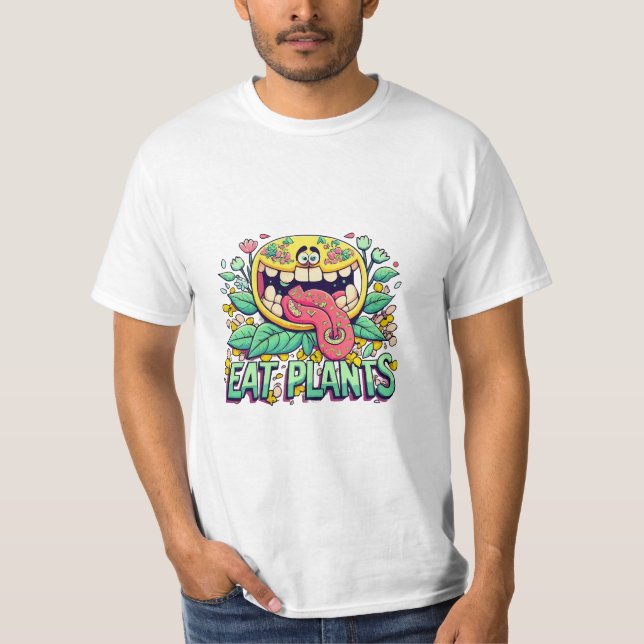 Eat Plants T-Shirt (Front)