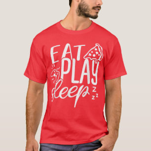 Eat Play Repeat Video Game Player Gaming Gamer Pc  T-Shirt