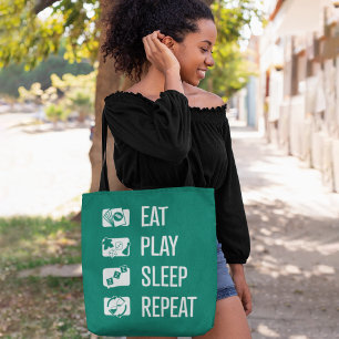 Eat-Play-Sleep-Repeat Board Games Tote
