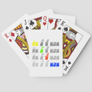 Eat Poop Boom Sleep ★ Thai Language ★ Playing Cards
