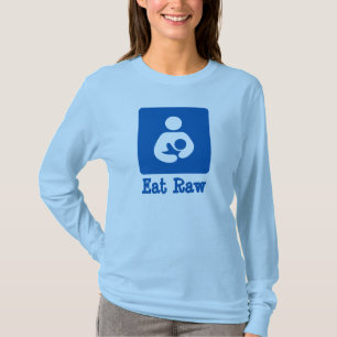 Eat Raw Breastfeeding / Nursing Icon T-Shirt