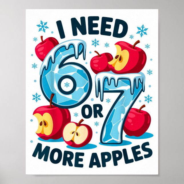 Eat Red Meme Tee For Fruit Lover Funny Healthy Eat Poster (Front)