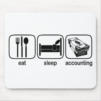 Eat Sleep Accounting Mouse Mat