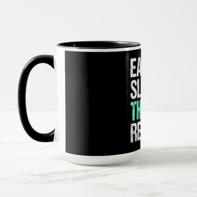 Eat Sleep Acter Repeat Funny Actor Actress Gift Mug (Left)