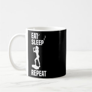 Eat Sleep Aerobics Repeat Aerobic Dance Sport Aero Coffee Mug
