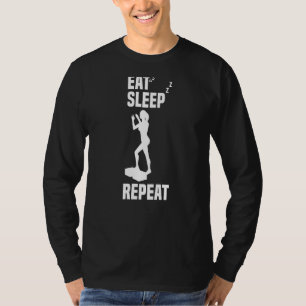 Eat Sleep Aerobics Repeat Aerobic Dance Sport Aero T-Shirt