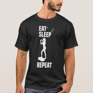 Eat Sleep Aerobics Repeat Aerobic Dance Sport Aero T-Shirt