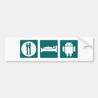 Eat Sleep Android Bumper Sticker