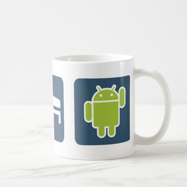 Eat. Sleep. Android. Coffee Mug (Right)