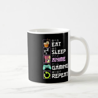 Eat Sleep Anime Gaming Repeat Kawaii Otaku Anime  Coffee Mug