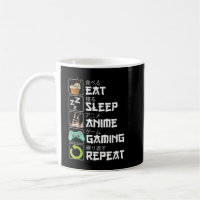 Eat Sleep Anime Gaming Repeat Kawaii Otaku Anime M