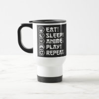 Eat Sleep Anime Play Repeat Otaku Anime Lifestyle