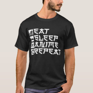 Eat Sleep Anime Repeat T-Shirt
