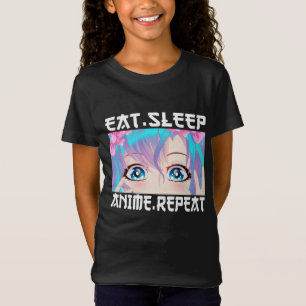 Eat Sleep Anime Repeat T-Shirt