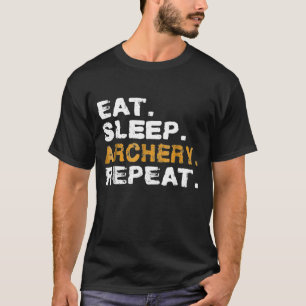 Eat Sleep Archery Distressed T-Shirt