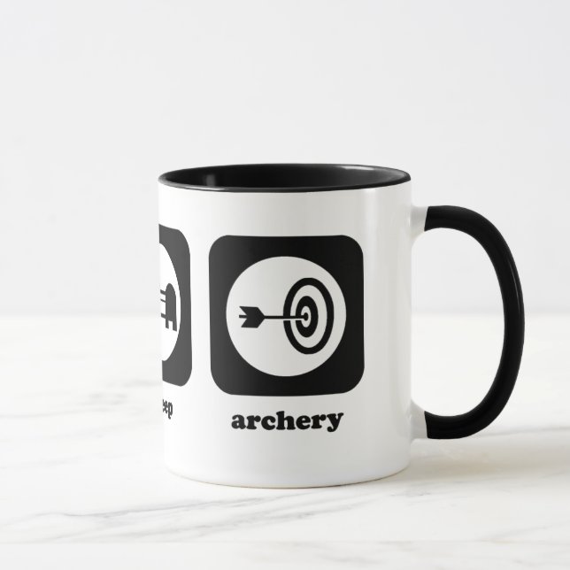 Eat. Sleep. Archery. Mug (Right)