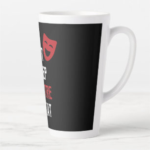 Eat Sleep Atre Repeat - Musical Broadway Actor Gif Latte Mug