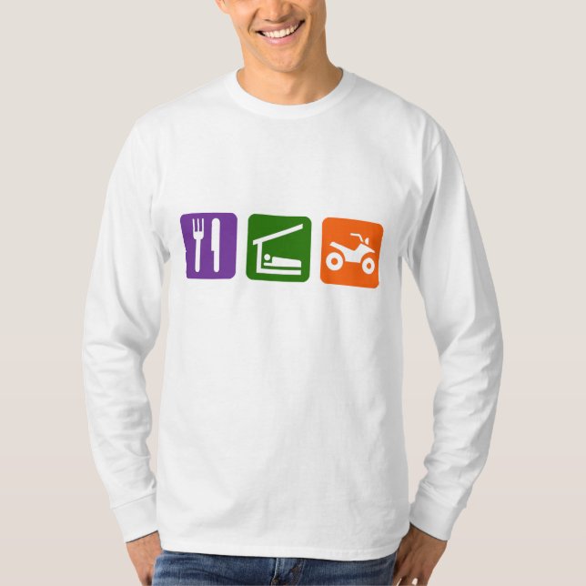 Eat Sleep ATV T-Shirt (Front)