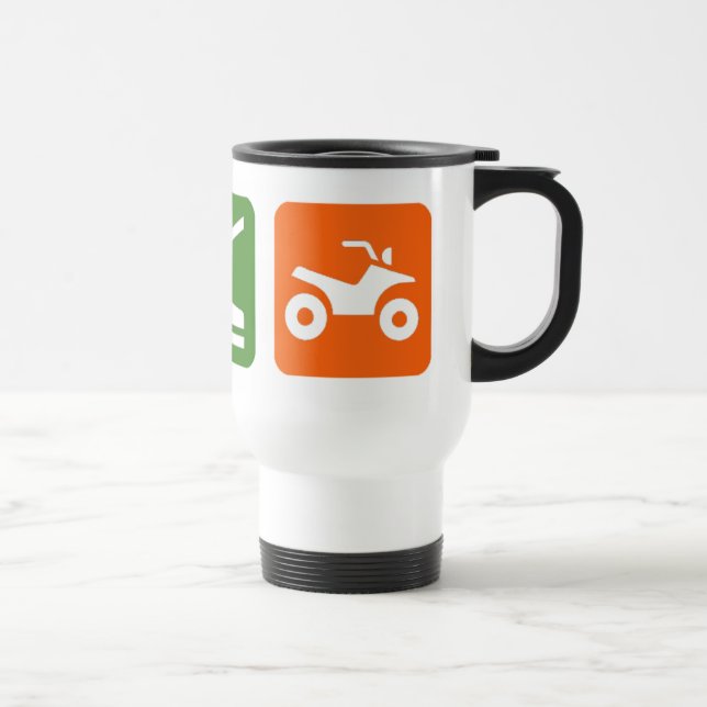 Eat Sleep ATV Travel Mug (Right)