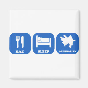 Eat Sleep Azerbaijan Magnet