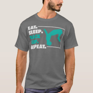 Eat Sleep Back Flip Repeat Gymnast Gymnastic T-Shirt