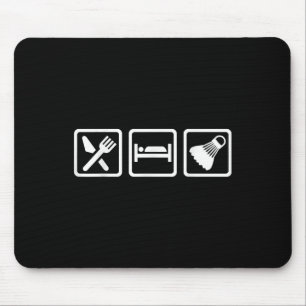 Eat Sleep Badminton Mouse Mat