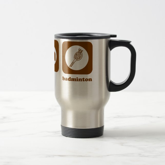 Eat. Sleep. Badminton. Mug (Right)