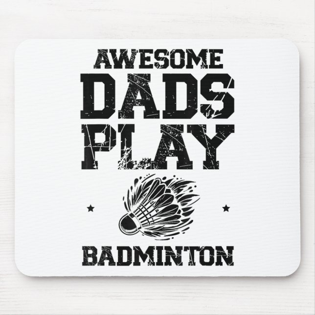 Eat Sleep Badminton Repeat Shuttle Racket  Mouse Mat (Front)