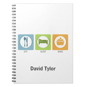 Eat Sleep Bake! Notebook