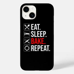 Eat. Sleep. Bake. Repeat Case-Mate iPhone 14 Case