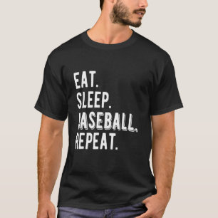 Eat Sleep Baseball Cool Player Coach Fan Cool  1 T-Shirt