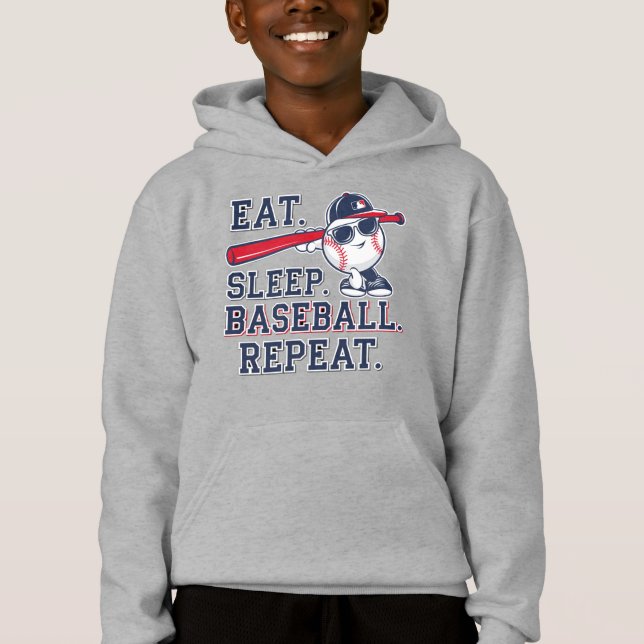 Eat. Sleep. Baseball. Repeat (Front)