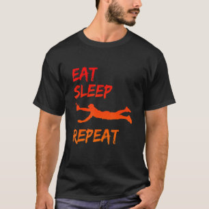 Eat Sleep Baseball Repeat Baseball Player  Basebal T-Shirt