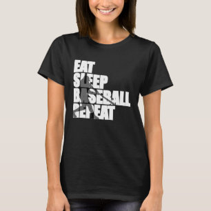 Eat Sleep Baseball Repeat Love Baseball T-Shirt