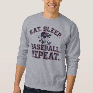 Eat. Sleep. Baseball. Repeat Sweatshirt
