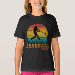 Eat Sleep Baseball Repeat T-Shirt