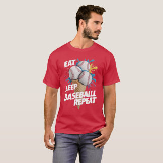 Eat Sleep Baseball Repeat T-Shirt