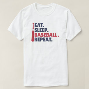 Eat Sleep Baseball Repeat T-Shirt