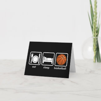 Eat, Sleep, Basketball Card