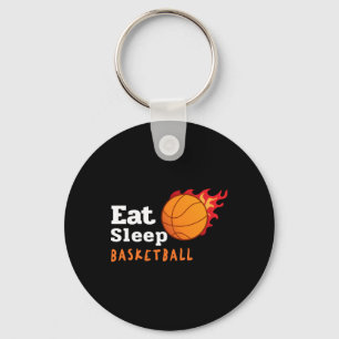 Eat Sleep Basketball  Key Ring