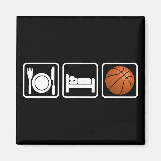 Eat, Sleep, Basketball Magnet