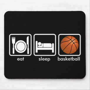 Eat, Sleep, Basketball Mouse Mat