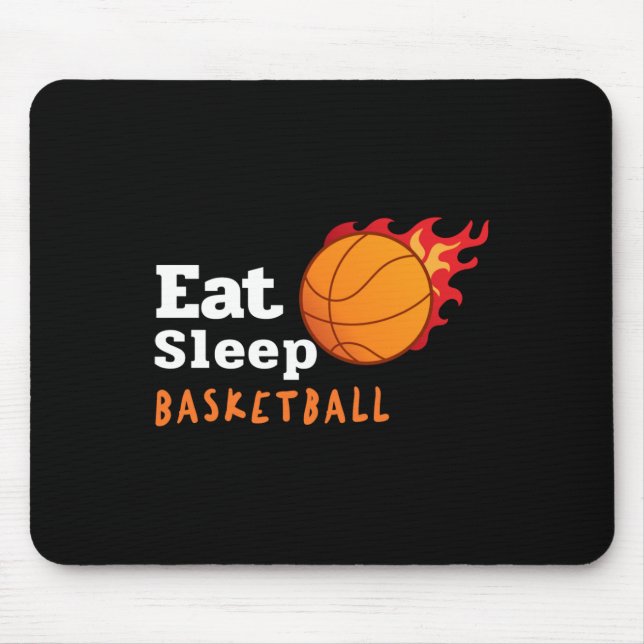 Eat Sleep Basketball  Mouse Mat (Front)