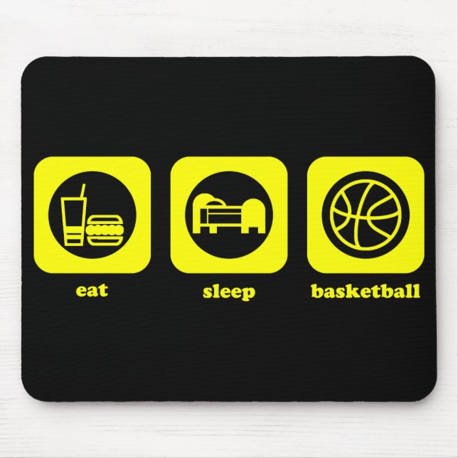 Eat. Sleep. Basketball. Mousepad (Front)