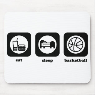 Eat. Sleep. Basketball. Mousepad