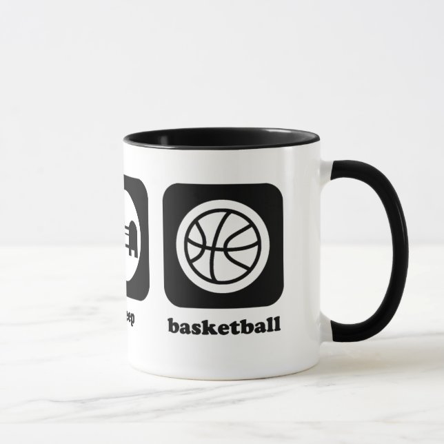 Eat. Sleep. Basketball. Mug (Right)